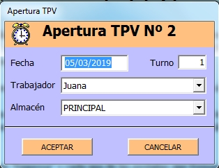 Ejecutar TPV