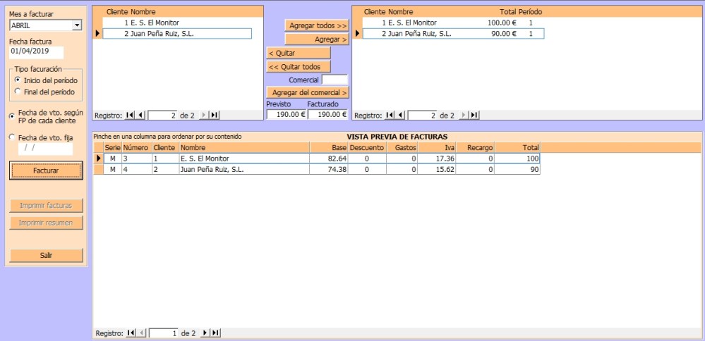 Facturación Alquileres